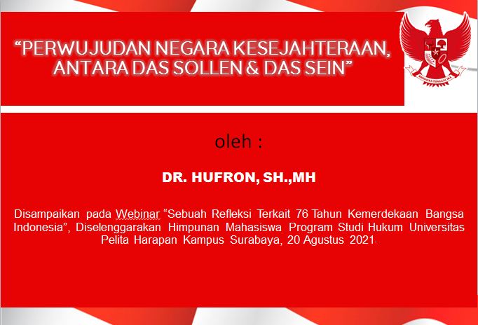 PERWUJUDAN NEGARA KESEJAHTERAAN PERWUJUDAN NEGARA KESEJAHTERAAN