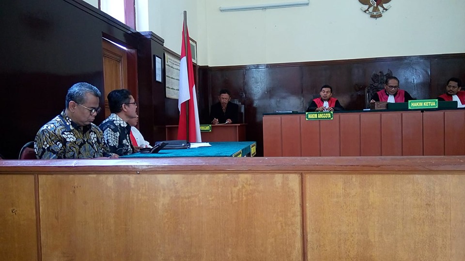 Sidang gugatan perdata di PN Lumajang